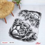 فرش زرباف طرح رزالین طوسی