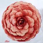 فرش سه بعدی زرباف طرح کاملیا - Image 4