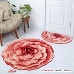 فرش سه بعدی زرباف طرح کاملیا - Image 5
