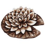 پادری سه بعدی زرباف طرح مرداب - Image 2