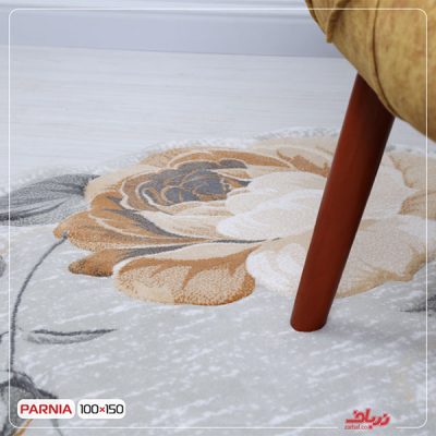 فرش زرباف طرح پرنیا