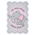 فرش کودک زرباف طرح امیلو