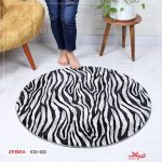 فرش مدرن زرباف طرح زبرا دایره - Image 2