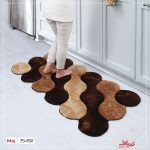 فرش مدرن زرباف طرح موج راهرویی - Image 3